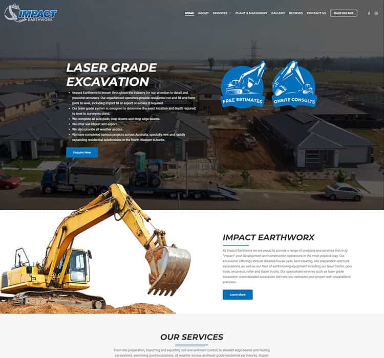 Laser grade excavation services in Sydney for property development and construction projects.